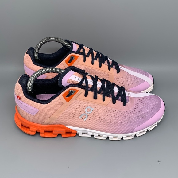 On Running Cloudflow 3.0 Rose Fiji Orange Road Running Women’s Sz 9 - Picture 1 of 10